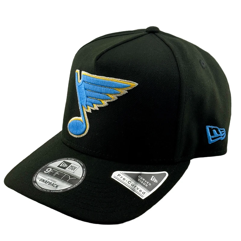 St. Louis Blues Black 2019 Stanley Cup Champions Patch New Era 9FIFTY A-Frame Snapback Hat