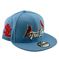 St. Louis Cardinals Powder Blue "The Lou" City Connect Patch Red UV New Era 9FIFTY Snapback Hat