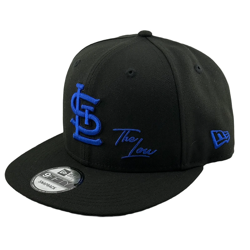 St. Louis Cardinals Black "The Lou" Arch Patch Royal Blue UV New Era 9FIFTY Snapback Hat