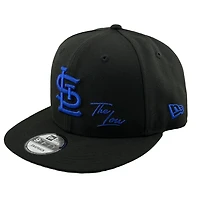 St. Louis Cardinals Black "The Lou" Arch Patch Royal Blue UV New Era 9FIFTY Snapback Hat