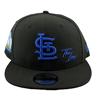 St. Louis Cardinals Black "The Lou" Arch Patch Royal Blue UV New Era 9FIFTY Snapback Hat
