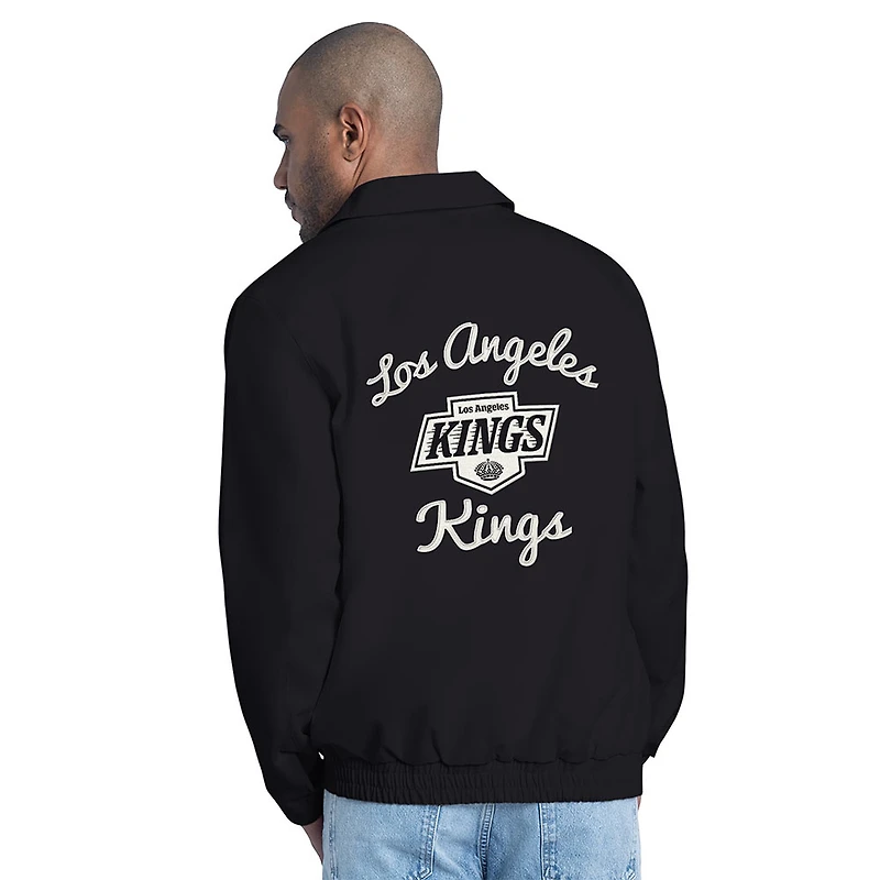 Los Angeles Kings Black GIII Full Zip Up Starter Jacket