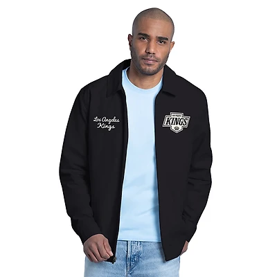 Los Angeles Kings Black GIII Full Zip Up Starter Jacket