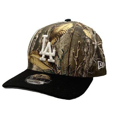 Los Angeles Dodgers Realtree Camo and Black New Era 9FIFTY A-Frame Snapback Hat