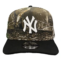 New York Yankees Realtree Camo and Black New Era 9FIFTY A-Frame Snapback Hat