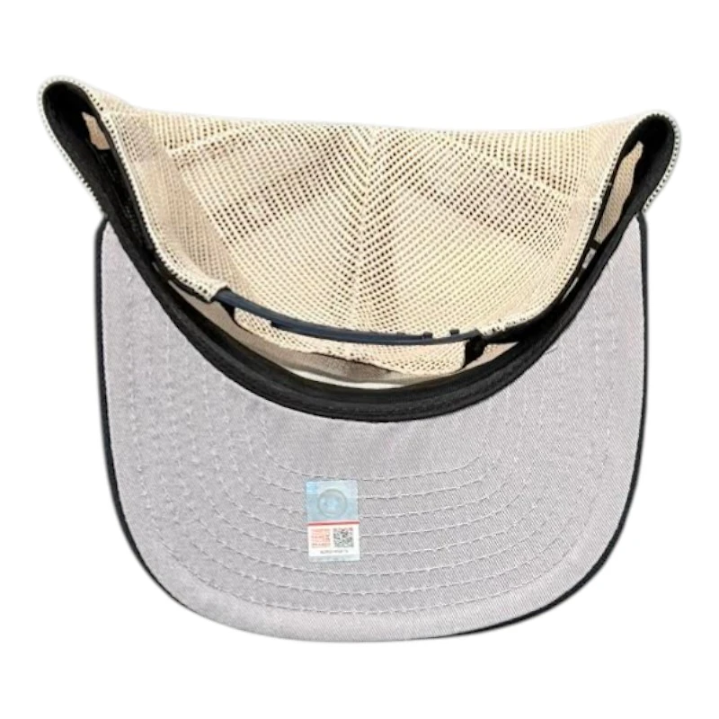 Tennessee Volunteers Stone and Navy Trucker New Era 9FIFTY A-Frame Snapback Hat