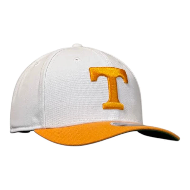 Tennessee Volunteers White and Orange Power T NCAA New Era 9SEVENTY Stretch Snapback Hat