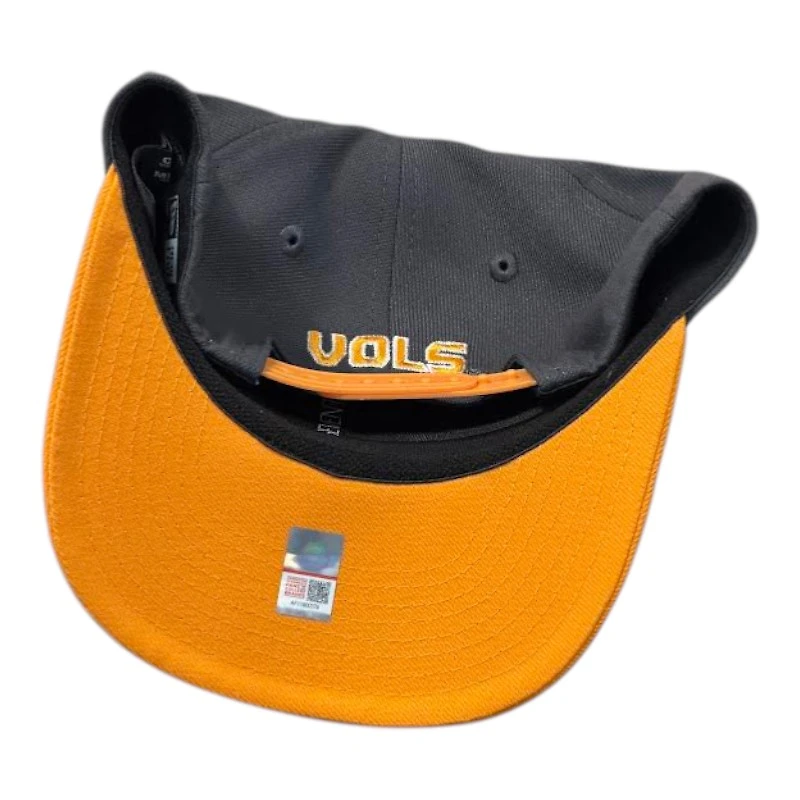 Tennessee Volunteers Graphite and Orange Power T NCAA New Era 9SEVENTY Stretch Snapback Hat