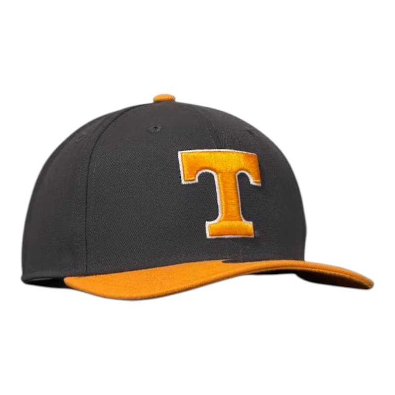 Tennessee Volunteers Graphite and Orange Power T NCAA New Era 9SEVENTY Stretch Snapback Hat