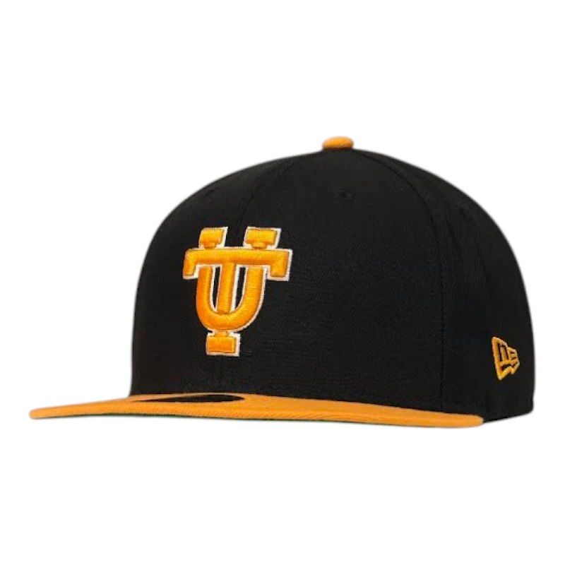 Tennessee Volunteers Black and Orange Two Tone Rifleman Patch NCAA New Era 59FIFTY Fitted Hat