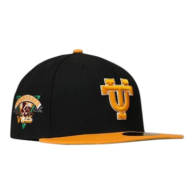 Tennessee Volunteers Black and Orange Two Tone Rifleman Patch NCAA New Era 59FIFTY Fitted Hat