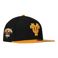 Tennessee Volunteers Black and Orange Two Tone Rifleman Patch NCAA New Era 59FIFTY Fitted Hat