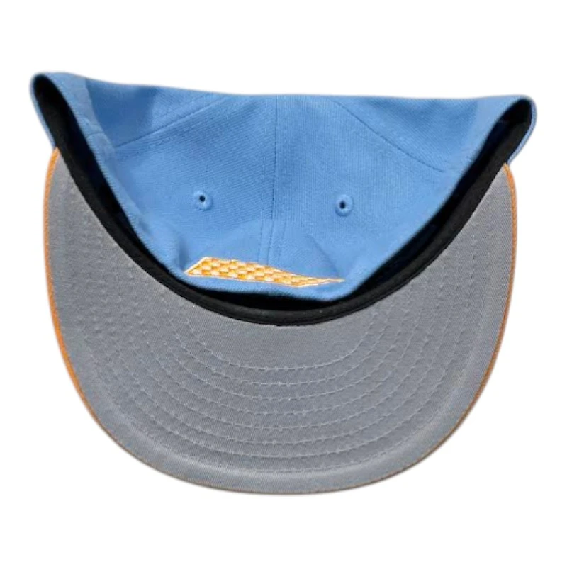 Tennessee Volunteers Sky Blue and Orange Power T NCAA New Era 59FIFTY Fitted Hat