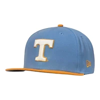 Tennessee Volunteers Sky Blue and Orange Power T NCAA New Era 59FIFTY Fitted Hat