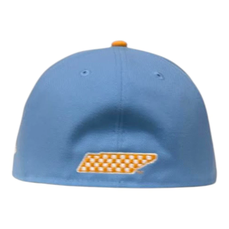 Tennessee Volunteers Sky Blue and Orange Power T NCAA New Era 59FIFTY Fitted Hat