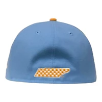 Tennessee Volunteers Sky Blue and Orange Power T NCAA New Era 59FIFTY Fitted Hat