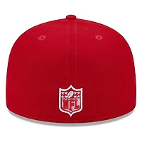 Dallas Cowboys Scarlet Red Super Bowl XXVII Patch Grey UV New Era 59FIFTY Fitted Hat