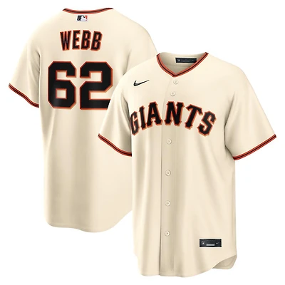 San Francisco Giants Logan Webb Cream White Home Nike Replica Jersey