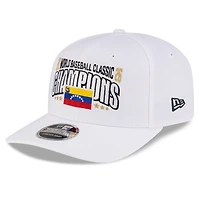 Venezuela Baseball White 2026 World Baseball Classic Champions Locker Room New Era 9SEVENTY Adjustable Hat