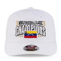Venezuela Baseball White 2026 World Baseball Classic Champions Locker Room New Era 9SEVENTY Adjustable Hat