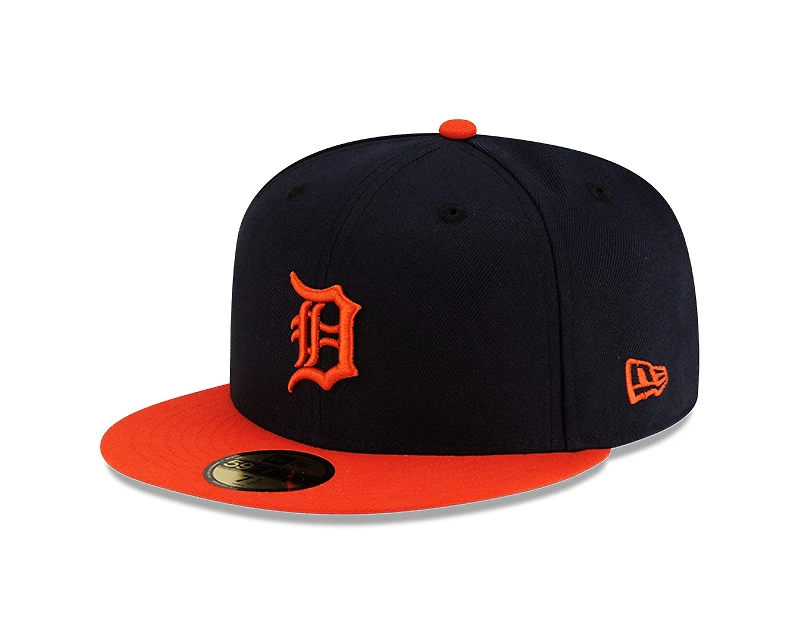 Detroit Tigers Navy and Orange Alternate Authentic Collection New Era 59FIFTY Fitted Hat