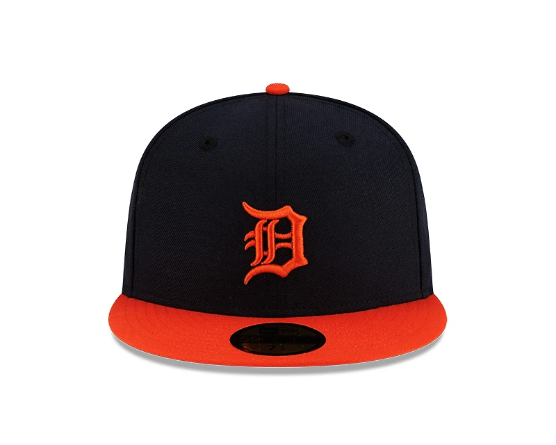 Detroit Tigers Navy and Orange Alternate Authentic Collection New Era 59FIFTY Fitted Hat