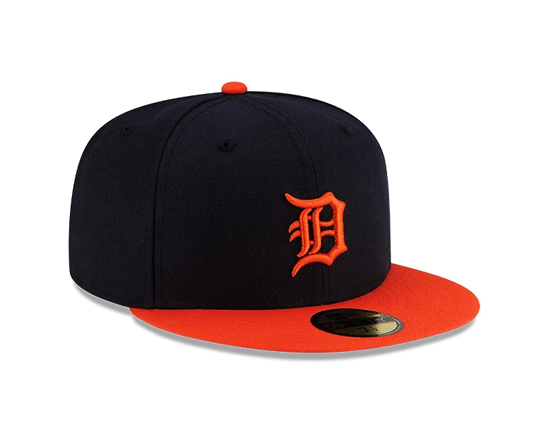 Detroit Tigers Navy and Orange Alternate Authentic Collection New Era 59FIFTY Fitted Hat