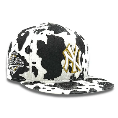New York Yankees "Cow Pack" 1996 World Series Patch Gray UV Era 59FIFTY Fitted Hat