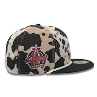 Los Angeles Angels "Cow Pack" 40th Season Patch Icy Blue UV New Era 59FIFTY Fitted Hat