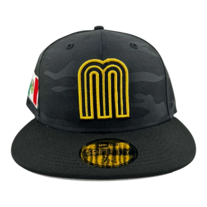 Mexico Black Camo and "World Baseball Classic" Gray UV New Era 59FIFTY Fitted Hat