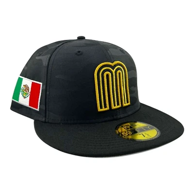 Mexico Black Camo and "World Baseball Classic" Gray UV New Era 59FIFTY Fitted Hat