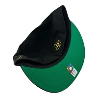 Mexico Black and Maroon "World Baseball Classic" Green UV New Era 59FIFTY Fitted Hat