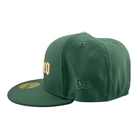 Mexico Cilantro Green Gothic Script "World Baseball Classic" Gray UV New Era 59FIFTY Fitted Hat