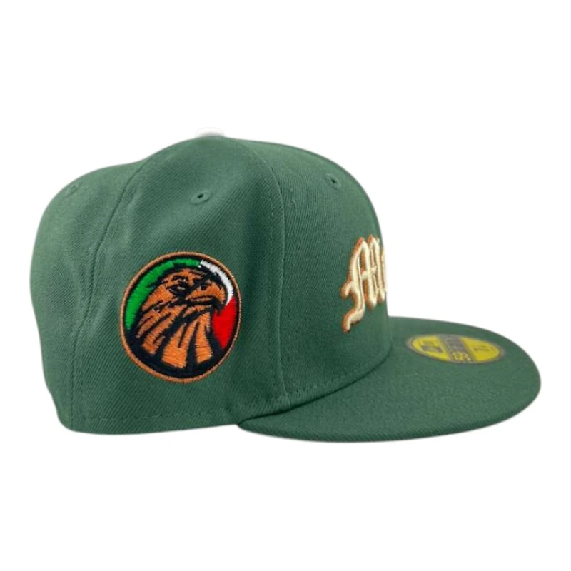 Mexico Cilantro Green Gothic Script "World Baseball Classic" Gray UV New Era 59FIFTY Fitted Hat