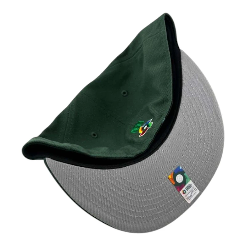 Mexico Cilantro Green Gothic Script "World Baseball Classic" Gray UV New Era 59FIFTY Fitted Hat