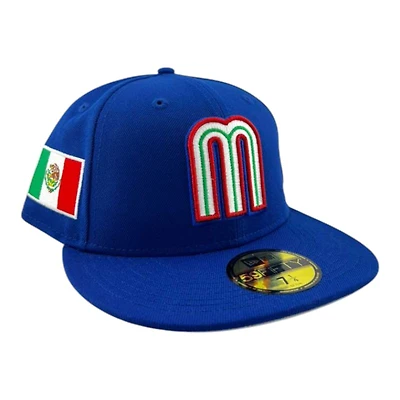 Mexico Royal Blue "World Baseball Classic" Gray UV New Era 59FIFTY Fitted Hat