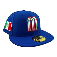 Mexico Royal Blue "World Baseball Classic" Gray UV New Era 59FIFTY Fitted Hat