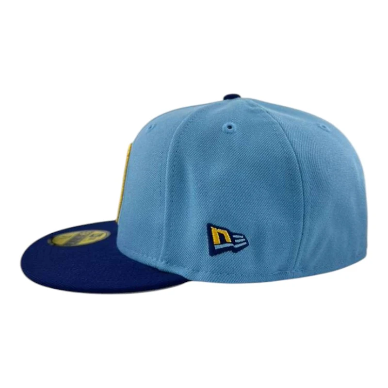 Mexico Sky Blue and Royal "World Baseball Classic" Gray UV New Era 59FIFTY Fitted Hat
