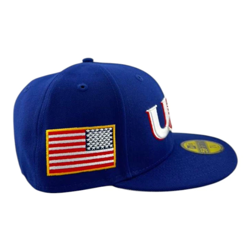 USA Royal Blue "World Baseball Classic" Gray UV New Era 59FIFTY Fitted Hat