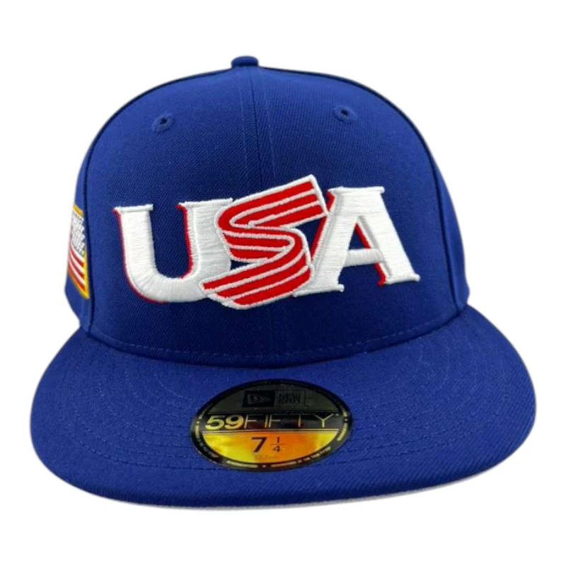 USA Royal Blue "World Baseball Classic" Gray UV New Era 59FIFTY Fitted Hat