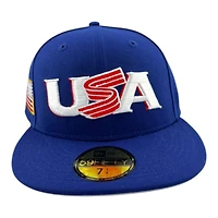 USA Royal Blue "World Baseball Classic" Gray UV New Era 59FIFTY Fitted Hat