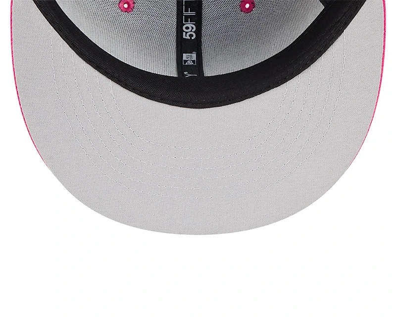 El Paso Chihuahuas Black and Pink 2026 Copa de la Diversion Alternate MiLB Gray UV 59FIFTY Fitted Hat