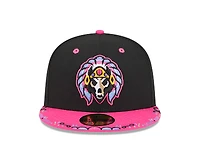 El Paso Chihuahuas Black and Pink 2026 Copa de la Diversion Alternate MiLB Gray UV 59FIFTY Fitted Hat