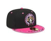 El Paso Chihuahuas Black and Pink 2026 Copa de la Diversion Alternate MiLB Gray UV 59FIFTY Fitted Hat