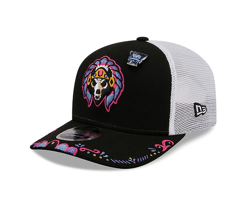 El Paso Chihuahuas Black 2026 Copa de la Diversion Alternate New Era 9SEVENTY Trucker Stretch Snapback Hat