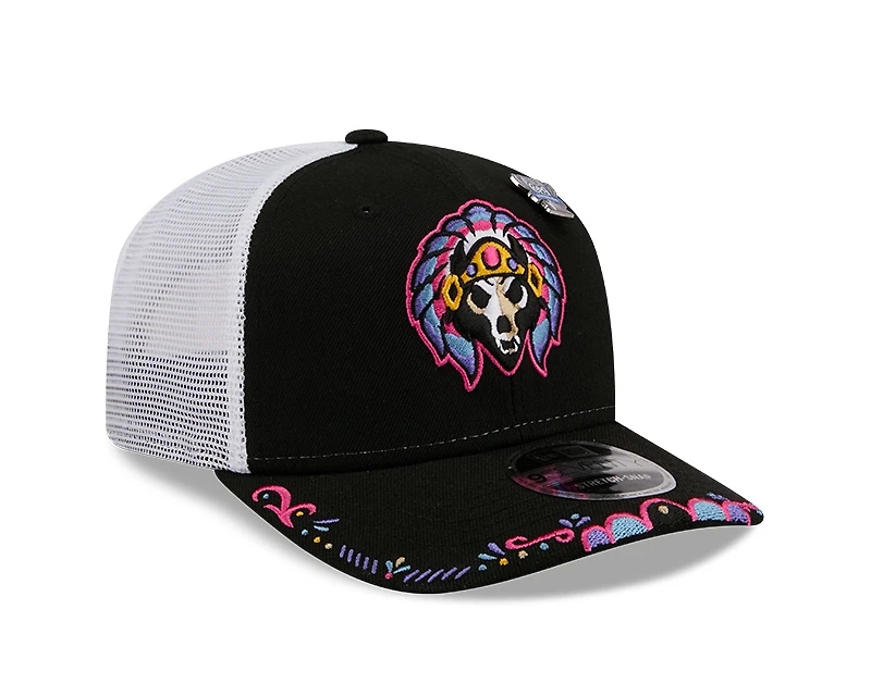 El Paso Chihuahuas Black 2026 Copa de la Diversion Alternate New Era 9SEVENTY Trucker Stretch Snapback Hat