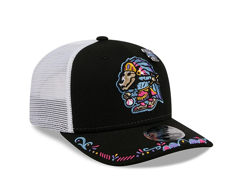 El Paso Chihuahuas Black 2026 Copa de la Diversion New Era 9SEVENTY Trucker Stretch Snapback Hat