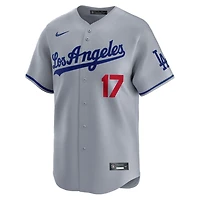 Los Angeles Dodgers Shohei Ohtani "Los Angeles" Script Grey Road Nike Limited Player Jersey