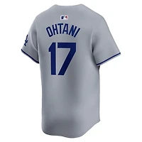 Los Angeles Dodgers Shohei Ohtani "Los Angeles" Script Grey Road Nike Limited Player Jersey