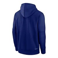 Los Angeles Dodgers Deep Royal Authentic Collection Nike Therma Pullover Hoodie
